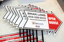 custom arow directional signs