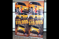 Economy retractable banner stand