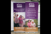 Economy retractable banner stand
