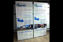 Economy retractable banner stand