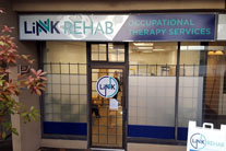 translucent cut vinyl applied on existent acrylic sign