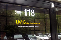 Contout cut vinyl,  window graphics