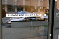 Contout cut vinyl,  window graphics