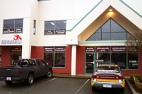 Printed, matte laminated, window graphics