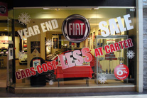 Printed and contout cutwindow graphics