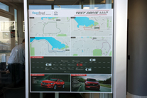 Frosted cut vinyl window graphics