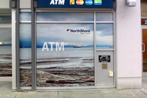 Printed, gloss laminated, window graphics